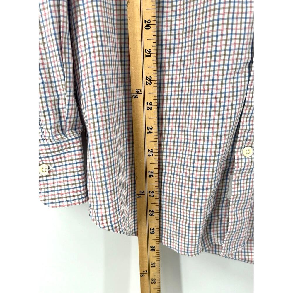 Peter Millar Button Down Collard Shirt Plaid Men'… - image 6